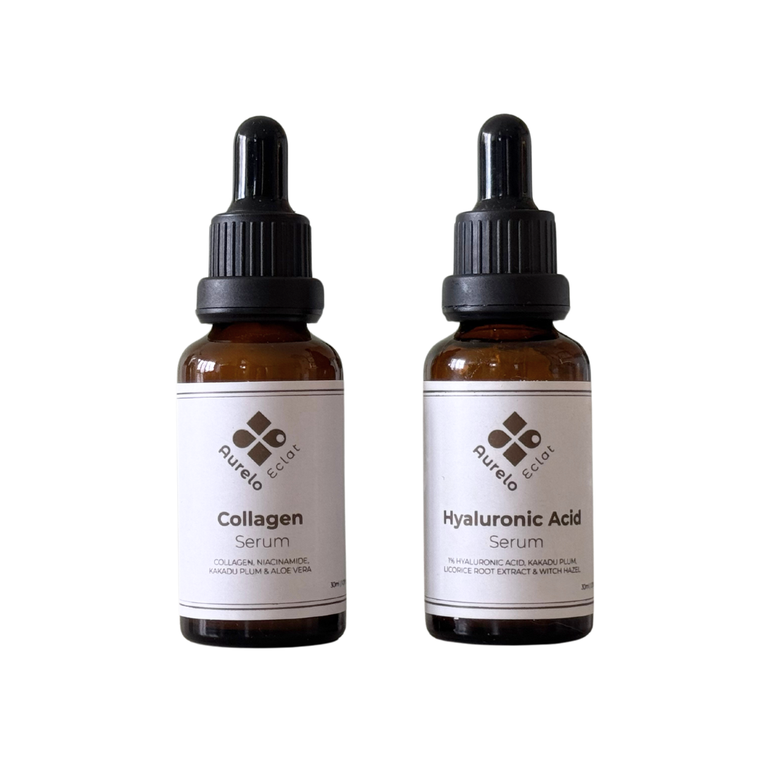 Age-defying Serum Duo (Collagen Serum + Hyaluronic Acid Serum)