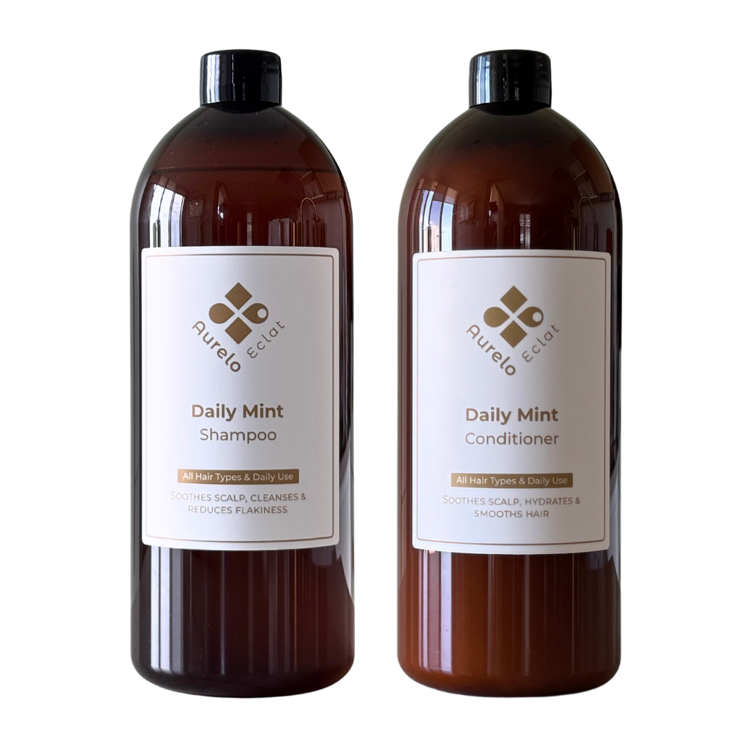 Daily Mint Haircare Duo - Shampoo & Conditioner 1000ml