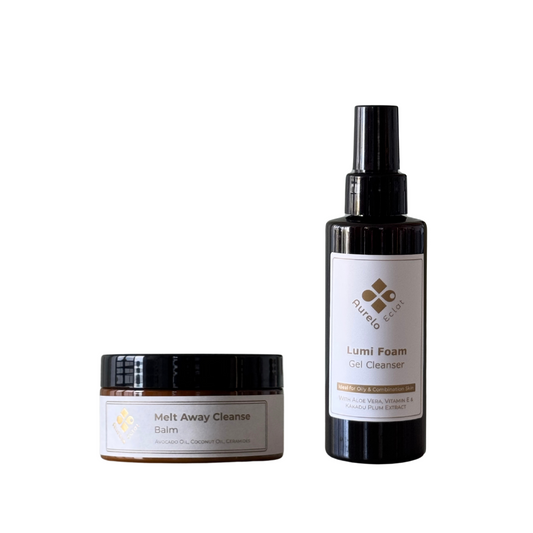 Double Cleanse Duo - Melt Away Cleanse Balm & Lumi Foam Gel Cleanser